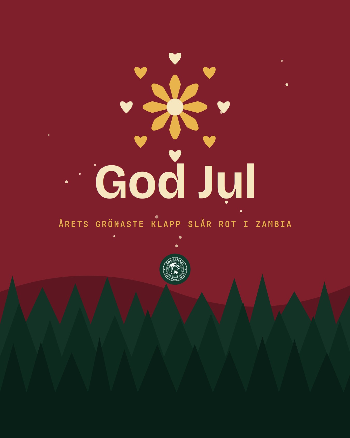 Gåvokort: Jul — plantera träd i present